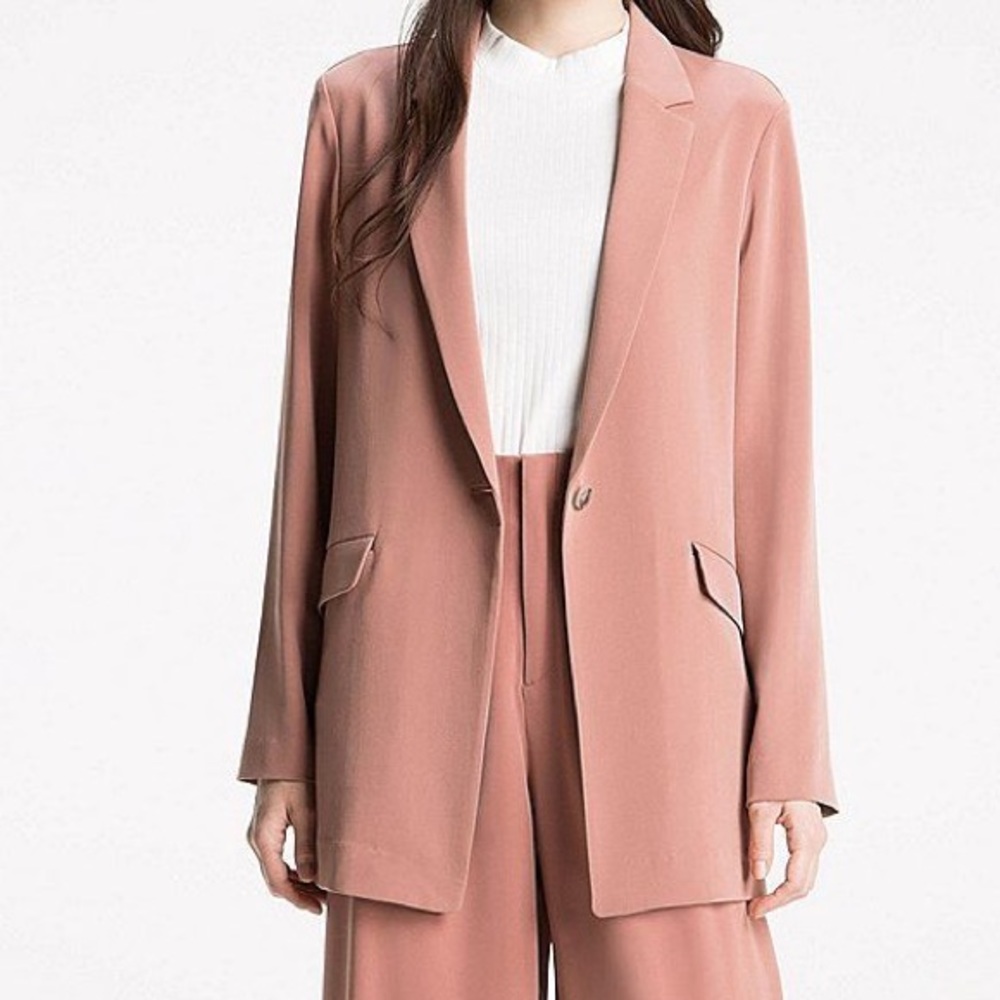 Uniqlo Drape Long Blazer
